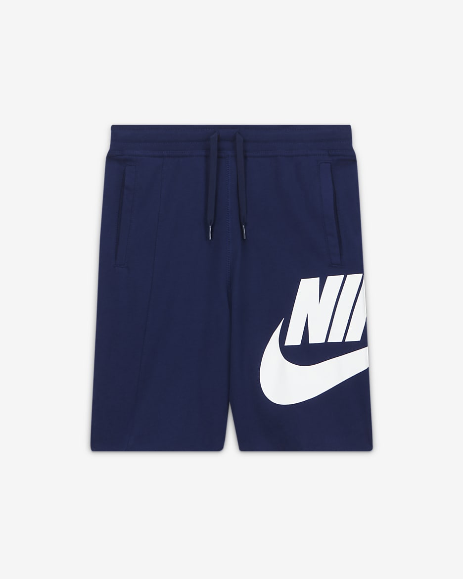 Boys blue nike shorts online